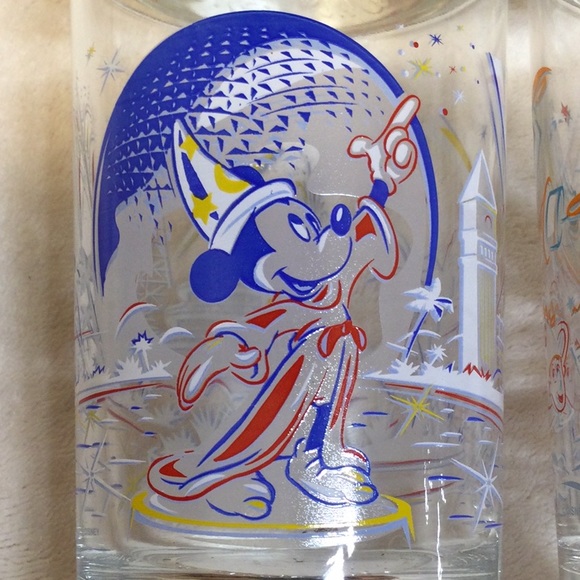 DISNEY McDonalds and Disney Anniversary Glasses 4 count - Vintage - Picture 2 of 16